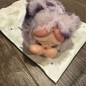 POP MART CRYBABY Wild But Cutie Series Blind Box Plushie Keychain - Neon Cutie